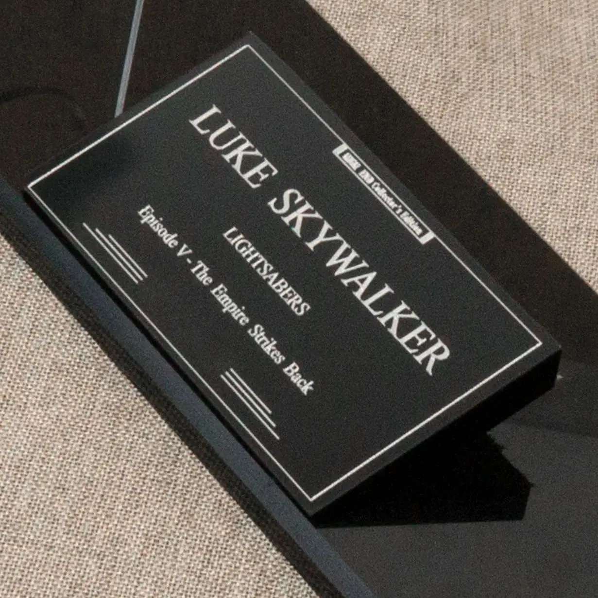 LUKE EP5 Lightsaber collection display stand saber nameplate acrylic material 89sabers ELFsaber TXQsaber LGTsaber Can be used