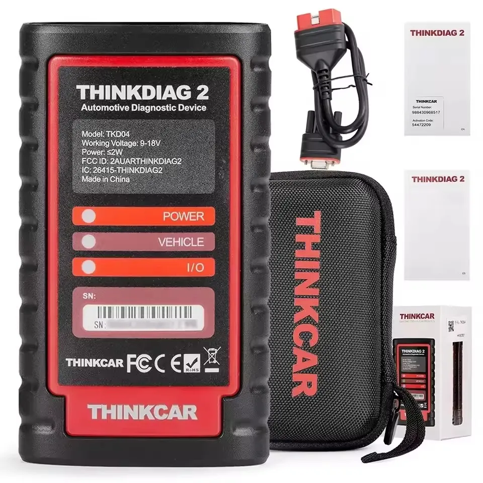 THINKCAR Thinkdiag 2 With 1 Year, for Diagzone XDiag Prodiag XPRO5 Software Support CAN FD Protocol All System Diagnostic