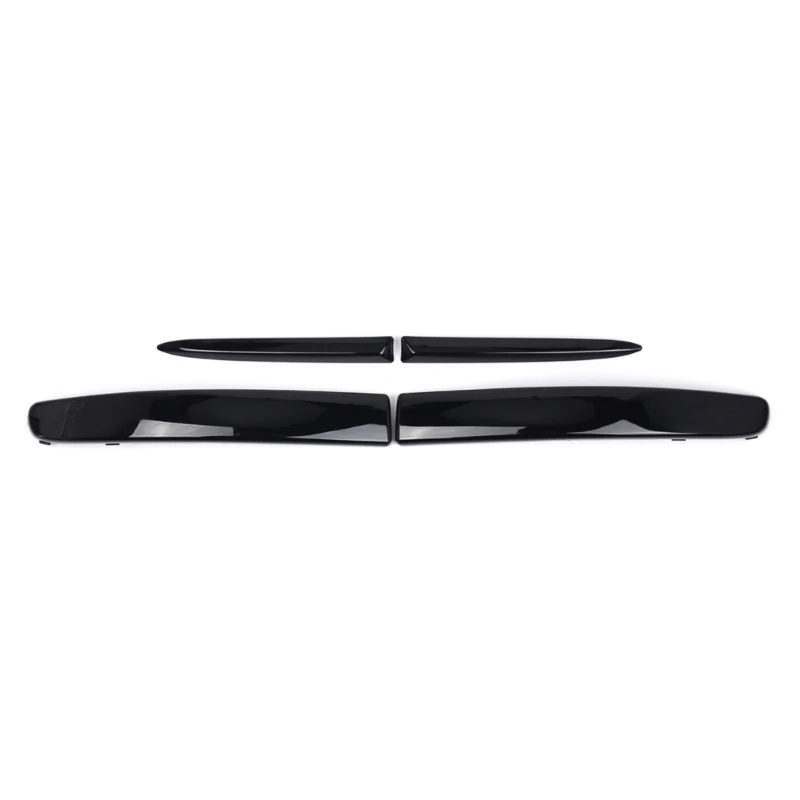 

652F Lower Bumper Moulding Trim Front Lower Bumper Chromes Molding Set for 500 07-15 735455057 Replacement Accessories