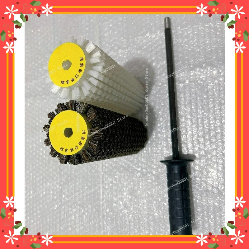 

Snowboard Waxing Roller Polishing Roller Snowboard Waxing Set Nylon Horse Hair Brush Copper Wire Brush