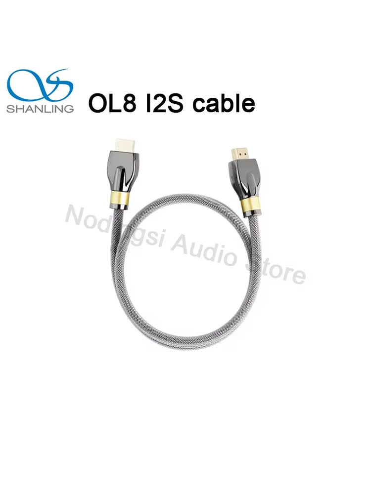 SHANLING OL8 I2S câble Audio d'interconnexion numérique 100 cm fil I2S en cuivre sans oxygène de haute pureté pour Zenith XDA20/lecteur/AMP/DAC