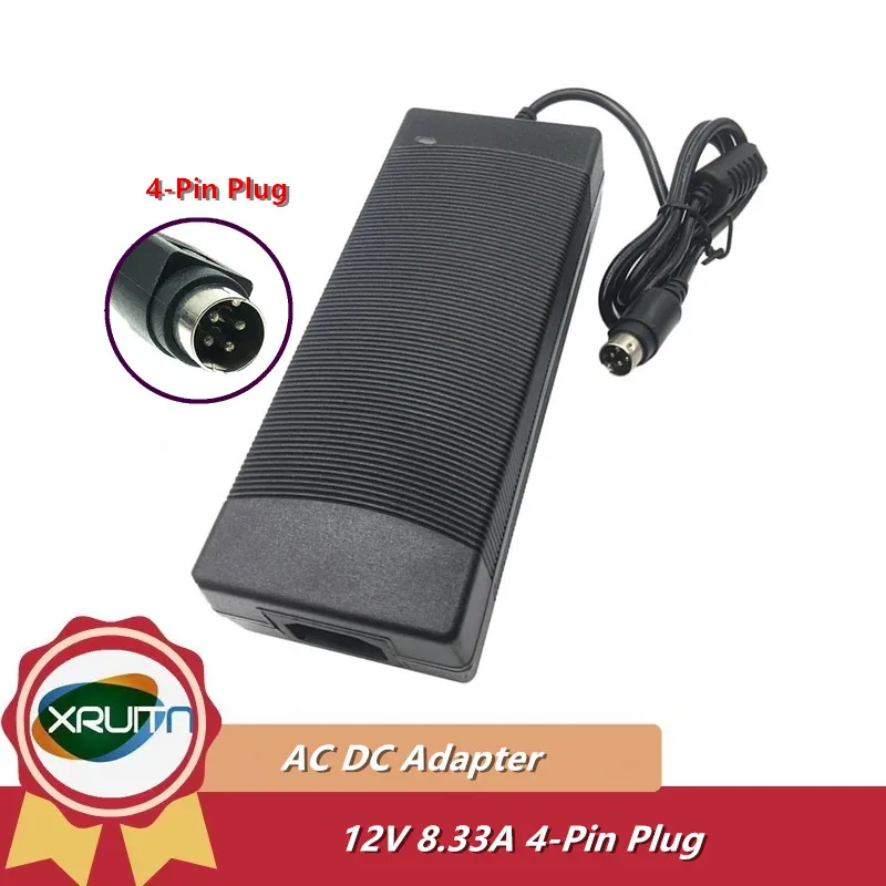 

4-контактный адаптер 12 В 8,33 А для Synology NAS DS918 Plus DS916 DS415+ DS414 EA11011D-120 Power DS718+ DS920+ DS418 DS409 DS415 DS413j