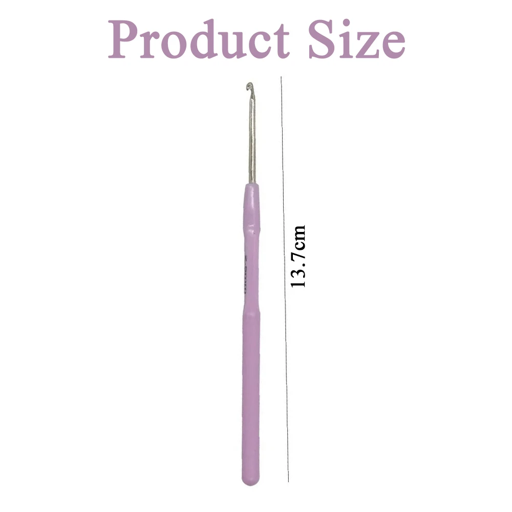 3pcs/set Plastic Crochet Hooks Set Knitting Needles in Three Colors Knitting Tools for DIY Craft Weaving Knitting Tools