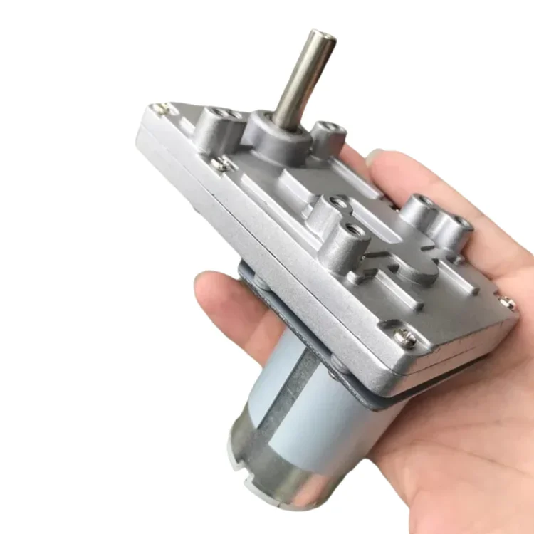 7-Type 555 motor metal gear DC reducer motor 12V 24V reciprocating mechanism eccentric wheel accessory