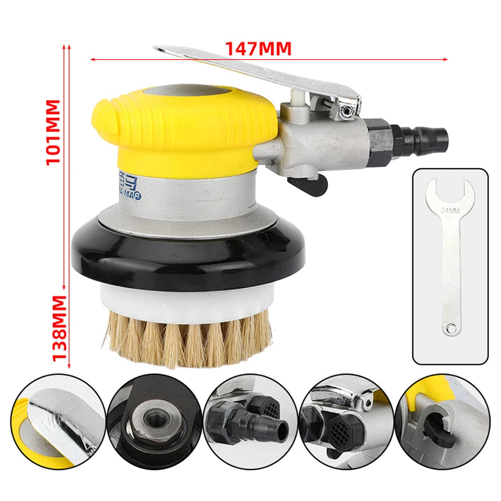 

35s Pneumatic Brush Cleaning Machine Nylon Cleaning Brush Shoe Washing Machine Leather Sofa Cleaning