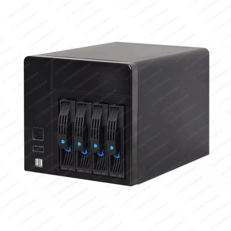 NAS-4 Network Storage Chassis, Cloud Storage Home To Build Online Office（No Motherboard, No Power Supply）