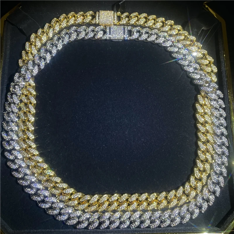 

YSS JEWELRY 925 silver 12mm Miami cuban chain