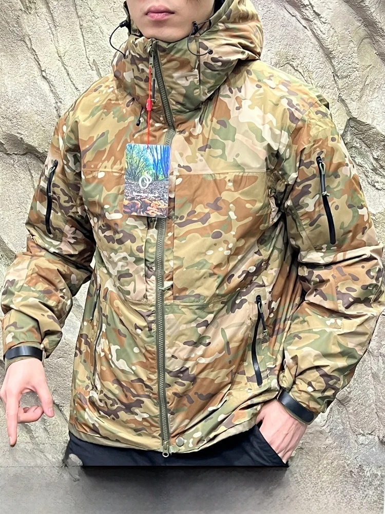 

High-End down Jaet Anti-Cold 30 Detachable Hat Thiened White Du down Snowboarding Coat Outdoor Windproof Warm Zipper Cl...