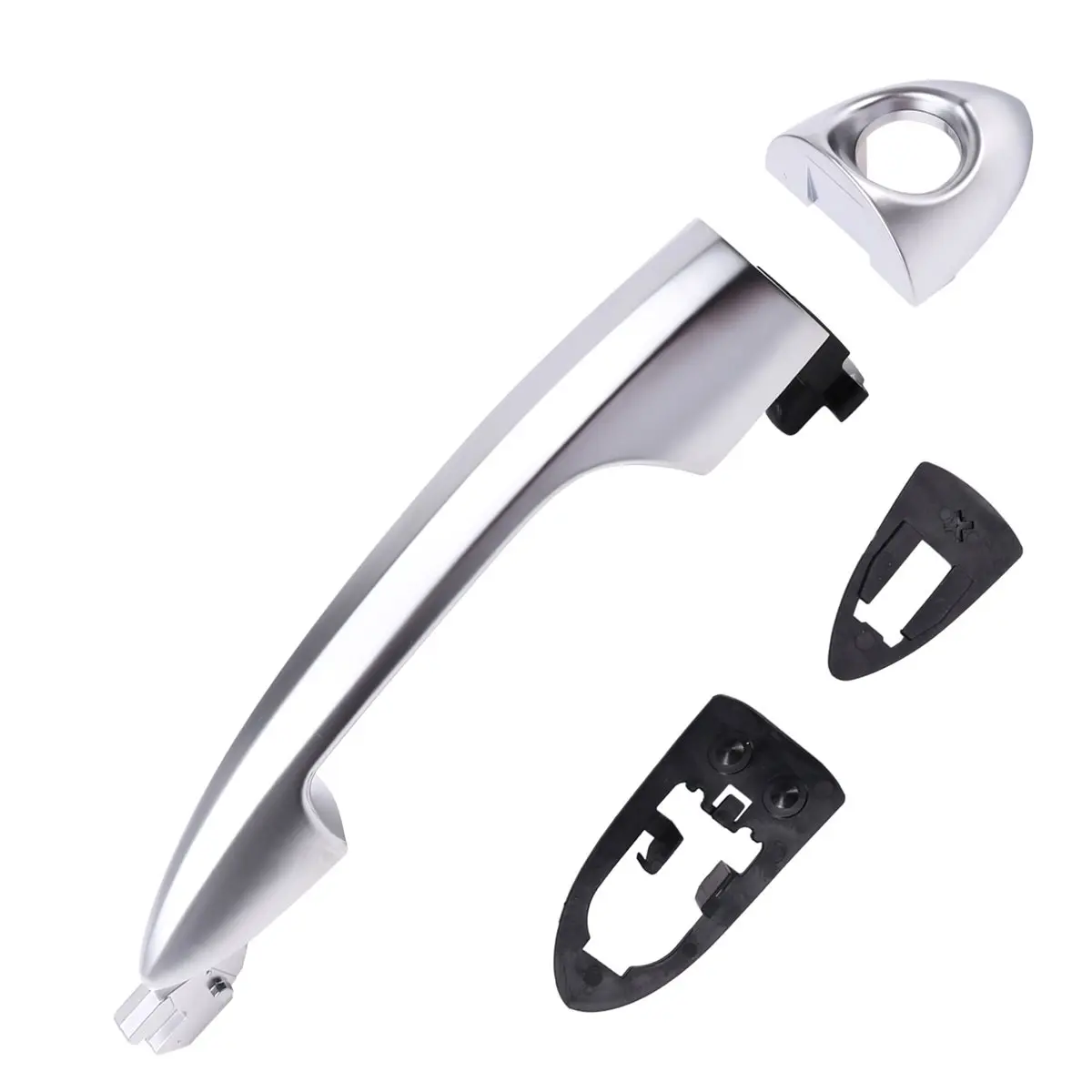 #74E (Silver Gray)156099955 Car Door External Handle Left With holes,Automotive Parts & Accessories