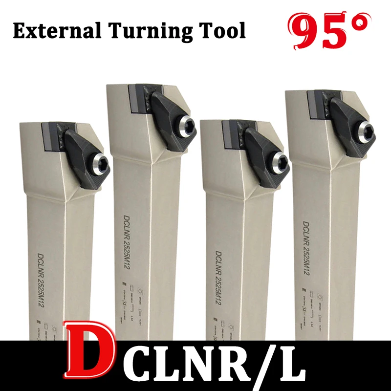 1PCS DCLNR1616H12 DCLNR2525M12 DCLNR2020K12 External Turning Tool Holder Lathe Cutter DCLNR DCLNL For CNMG1204 Carbide Inserts