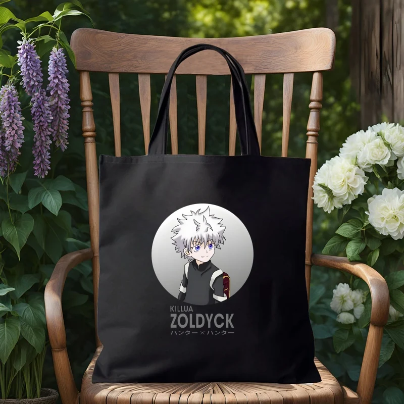 

Холщовая Сумка для покупок Hunter Hisoka Kurapika Killua Kawaii Zoldyck
