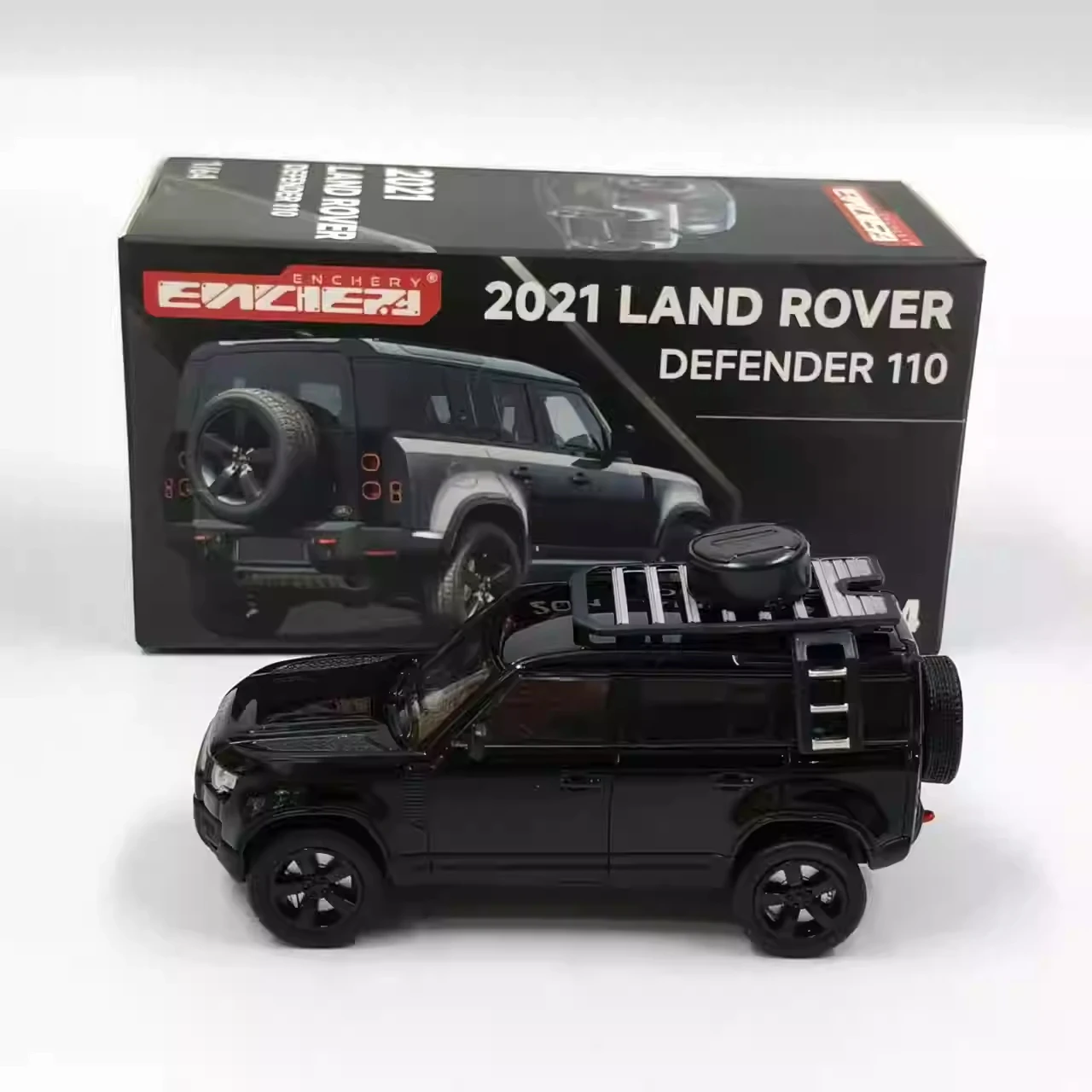 

ENCHERY 1/64 Defender 110 2021, внедорожник, легкосплавный автомобиль, литье под давлением и игрушечный транспорт, модель автомобиля, миниатюрная масштабная модель автомобиля для детей