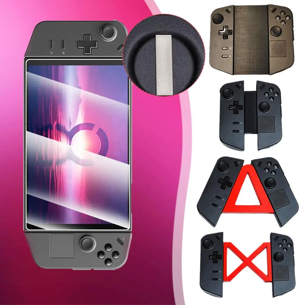 For Legion Go Controller Grip Clip Holder Triangle Shape Red Black For Lenovo Legion Go Handle Controller Connector Stand