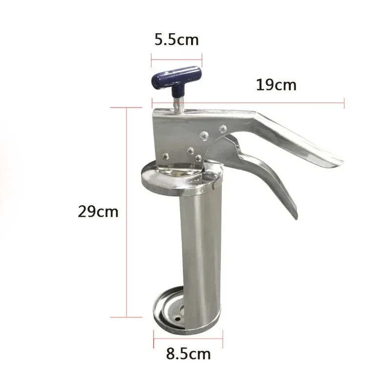 Enchufe de hamburguesas para el hogar, 220v, 10G/20G, pistola para exprimir salsa, dispensador de pistola de condimentos, platillo de tomate de acero inoxidable 304 grueso