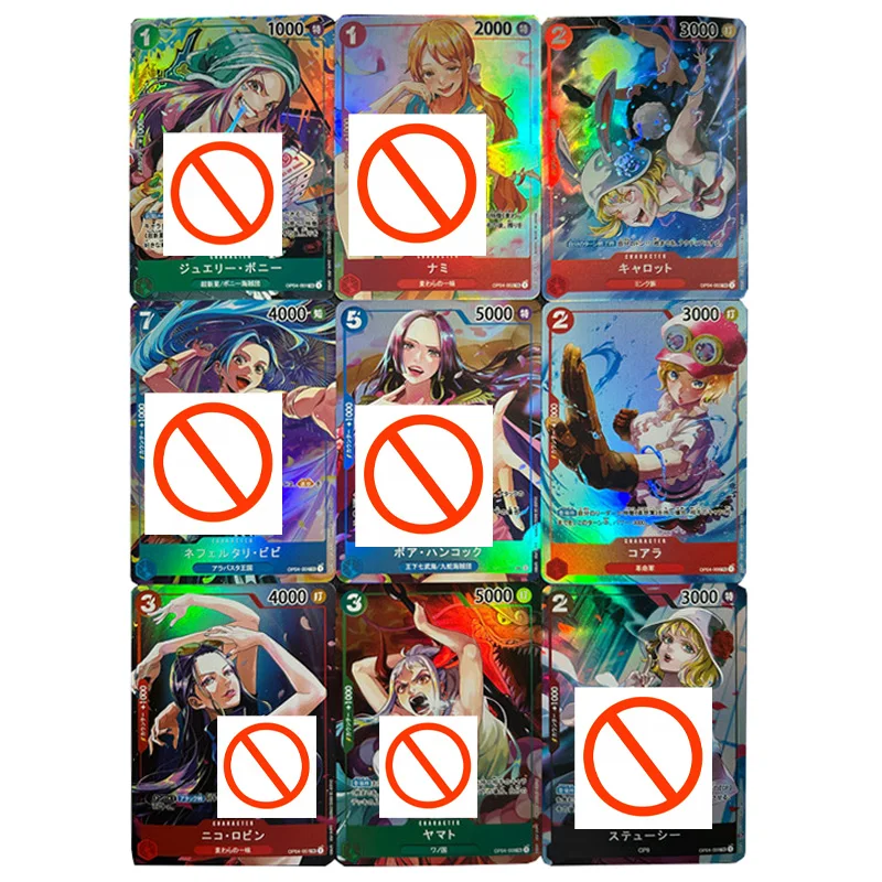 

Набор из 9 штук: Коллекционные карточки One Piece (Нами, Нико Робин, Ямато, Боа Хэнкок) для самостоятельного изготовления, цветные, с эффектом мерцания, аниме-игра, подарок, игрушка