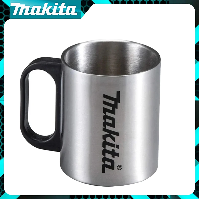 

Макита КФ 00000020 Кофейная чашка, кружка из нержавеющей стали, двусторонняя изоляция, емкость 240 мл, теплоизоляционная чашка для инструментов