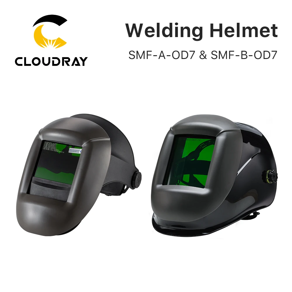 Cloudray 190-450nm & 900-1800nm Laser Safety Welding Helmet OD7+ Fiber YAG UV Laser for Laser Welding Cutting Machine