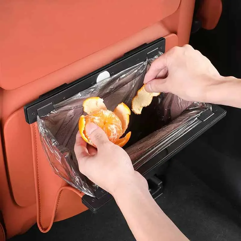 For Li Lixiang L7 L8 L9 2022 2023 Car Rear Garbage Bag Interior Car Seat Back Hanging Chair Back Storage Bag Accessories