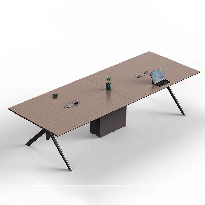 

Simple meeting room Strip conference Long Workbench Office Small negotiation table Simple reading table
