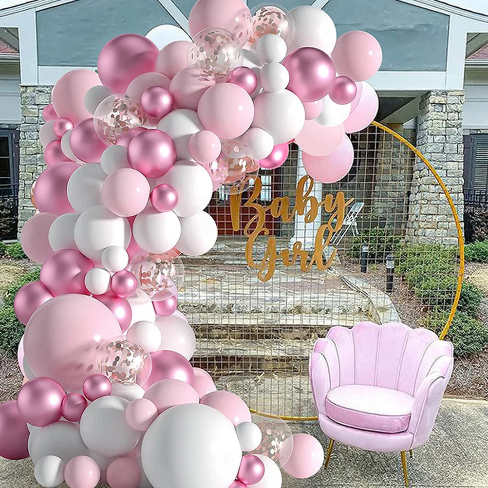 

32Pcs Balloon Chain Set Romantic Party Decorations Birthday Wedding Event Colorful Balloons Bulk Decoration Supplies