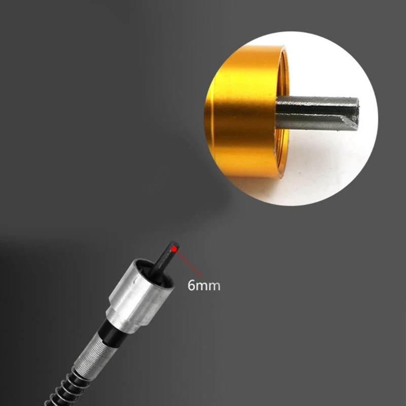 Herramienta amoladora rotativa 0,3-6,5mm, pieza mano eje Flexible para envío directo rotativo
