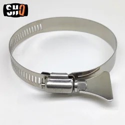Adjustable Handle Hand Wriggle Hose Clamp Pipe Clip For Connecting Air Hoses Stainless Steel 304 Repair Tool Fasteners
