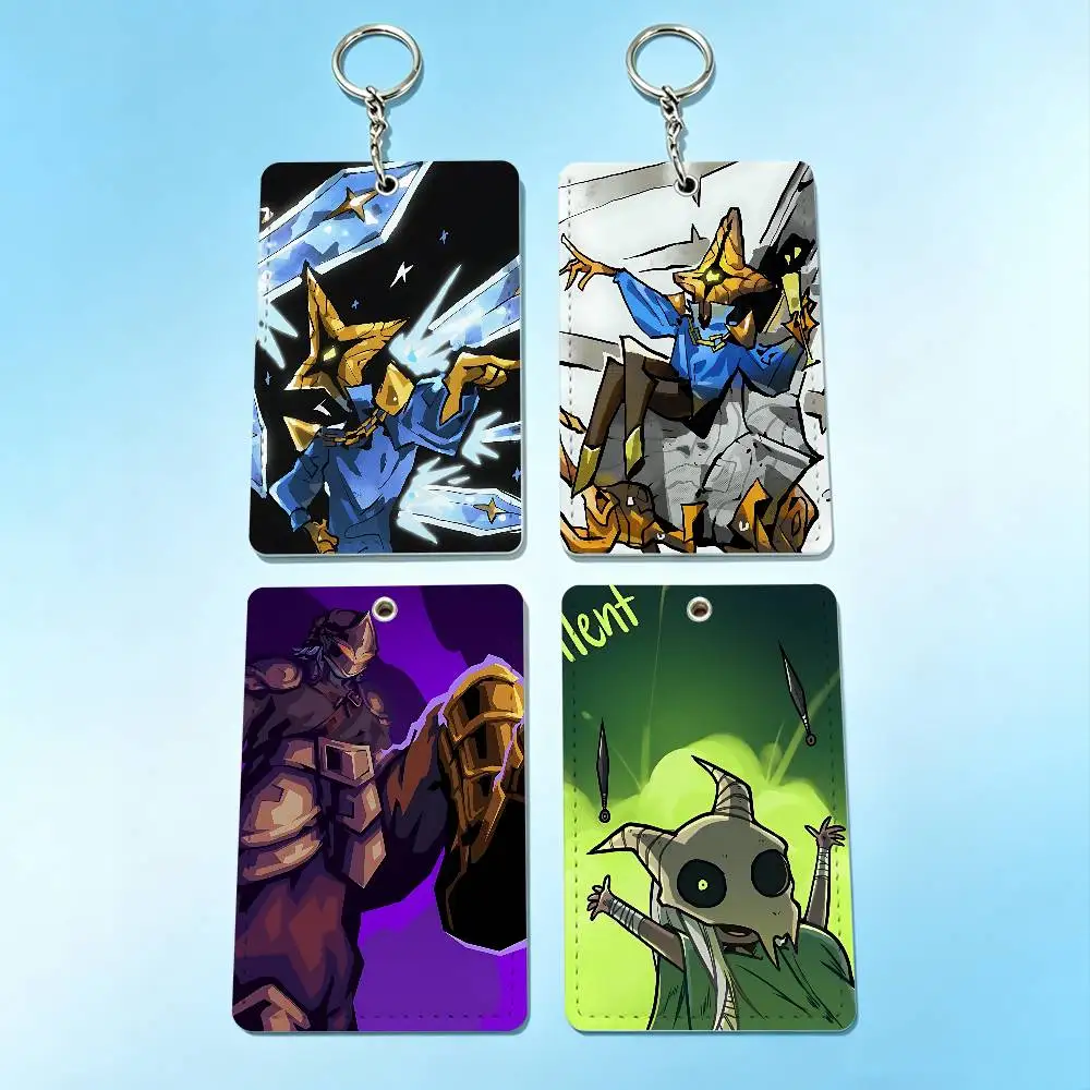 

Hot Game S-Slay the Spire 2 Card Holder Men And Womenn Universal Antirust Keychain Learther Access Drop Key Tag Ring