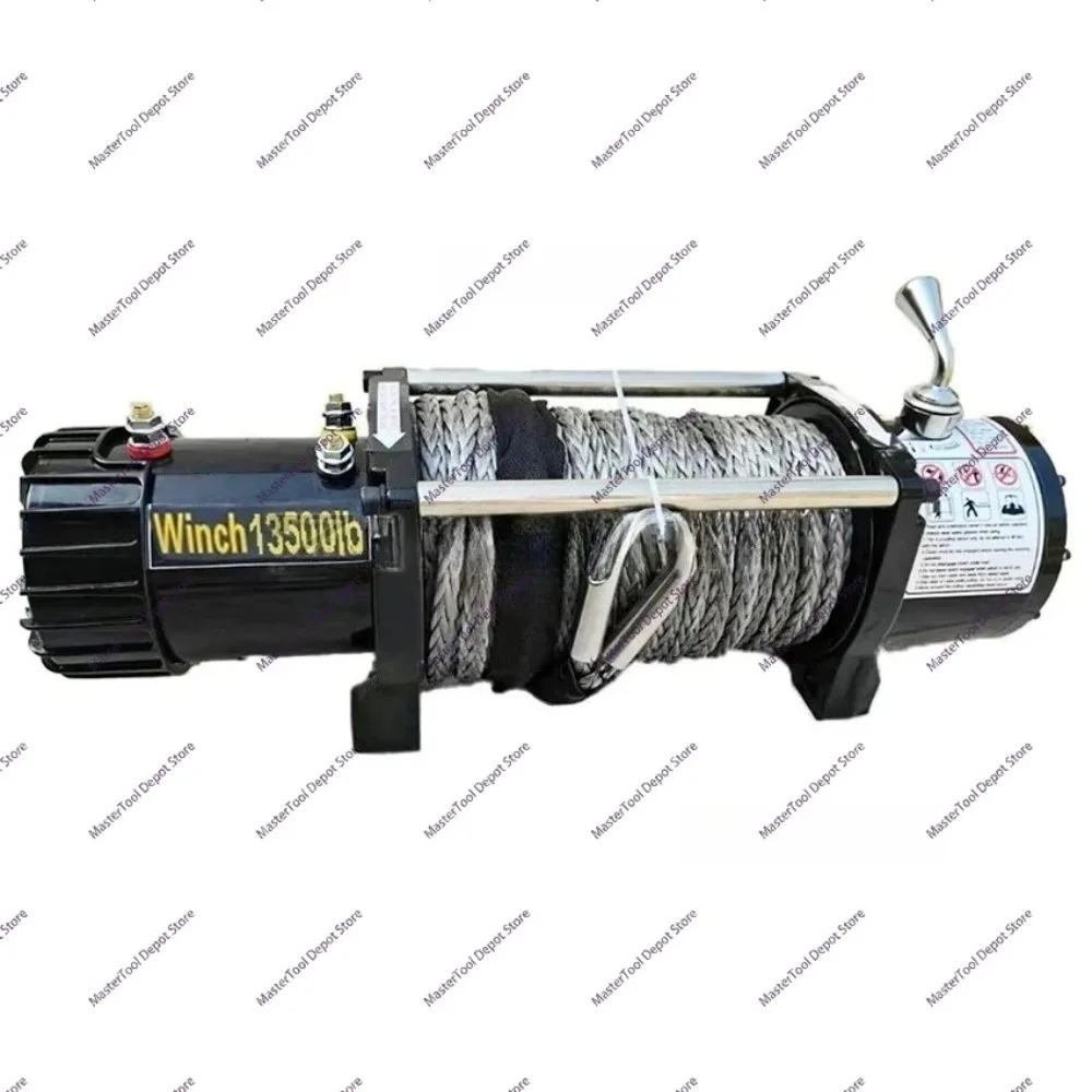 13500LBS 12V/24V Electric Winch With Remote Control for Car Trailer Ropes Towing Strap ATV Truck Off Road