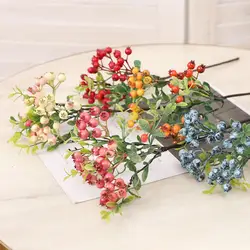 Simulation Blueberry Branch Maintenance Free Emulation Bacca Flower Arrangement Photography Props Emulation Berry Fake Fruit