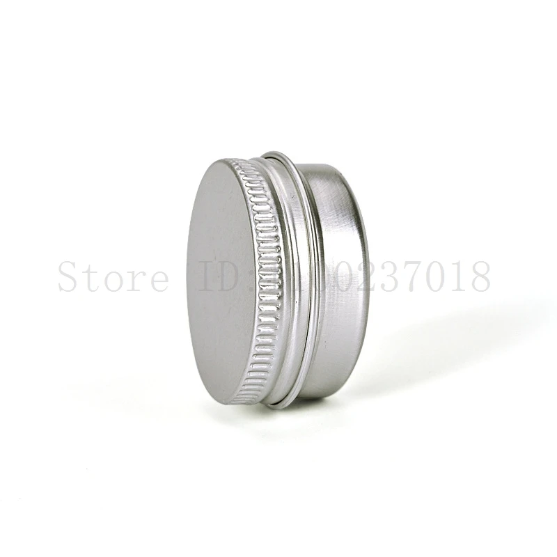 5-250ml Aluminum Tin Jars Lip Balm Container With Screw Thread Lid Candle Ceam Jar Cosmetic Tea Cans Box