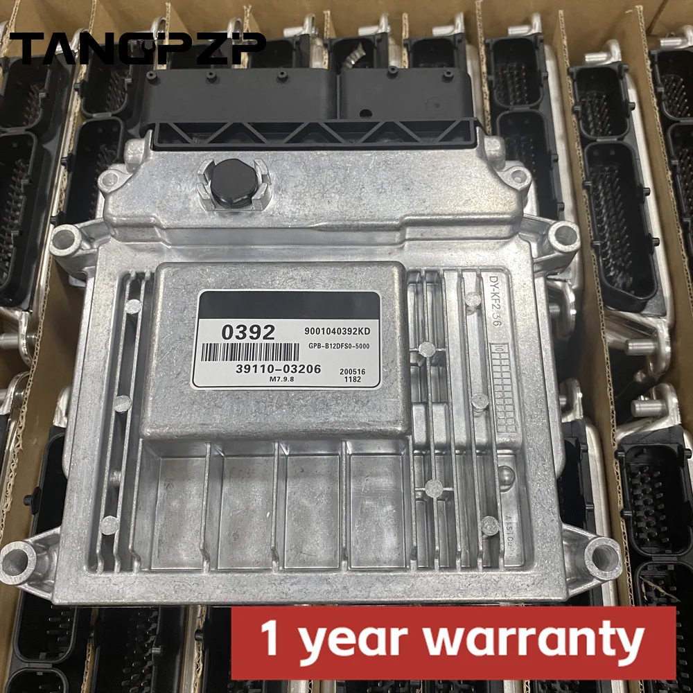 오리지널 39110-03206 ECU 자동차 엔진 보드 전자 제어 장치 9001040392kd 현대 M7.9.8 0392용