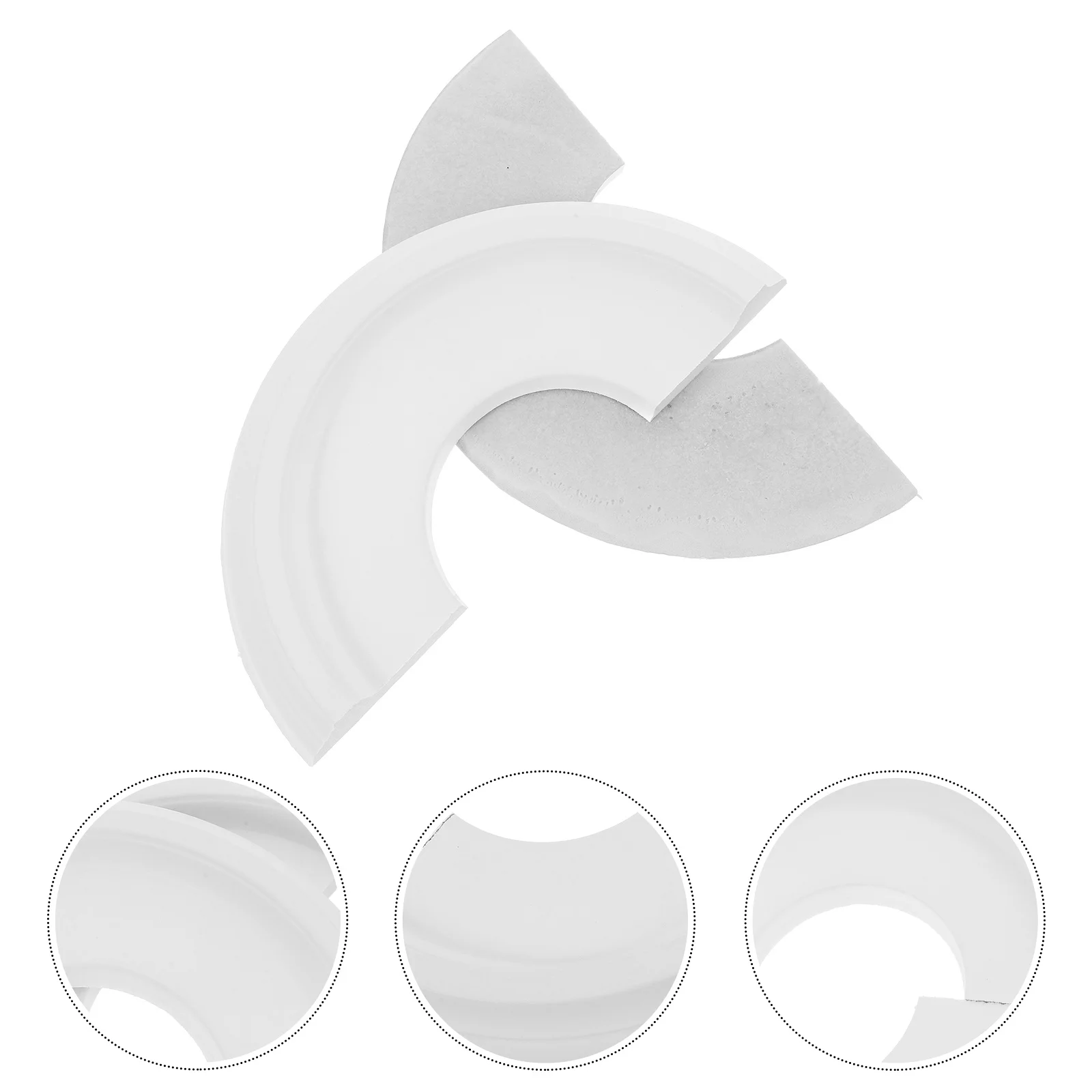 

Ceiling Medallion PU Decorative Light Fixture Plate for Home Office Ceiling Light Cover Plate Decor Chandelier Canopy
