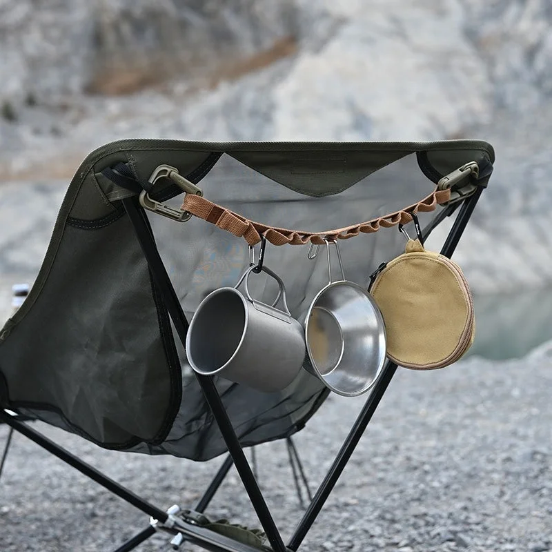 

Outdoor nylon portable storage lanyard camping picnic drying clothes hanging things canopy accessories multifunctional lanyard