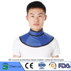 Genuine x-ray protection all-round protective thyroid collar medical ionizing radiation protective 0.35mmpb lead collar