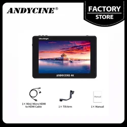 ANDYCINE C7/C7S Field  DSLR Camera Monitor 7 Inch Ultra Bright 2200nit 1920x1200 Touch Screen 4K HDMI 3G-SDI In/Out