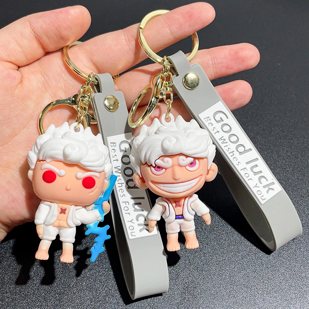 Силиконовая фигурка Луффи в стиле аниме, брелок для ключей WesternAnimation Source, унисекс, коллекционный аксессуар Силиконовая фигурка Луффи в стиле аниме, брелок для ключей WesternAnimation Source, унисекс, коллекционный аксессуар