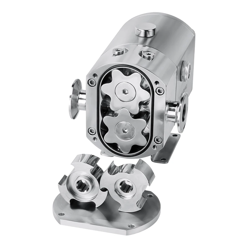 Donjoy Electric Mini Lobe Pump Sanitary Stainless Steel 316L STU-L/R-10 Model Liquid Transfer Food Chemical Dairy OEM