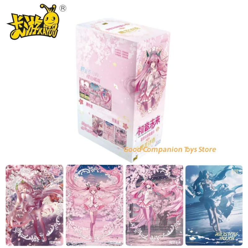 veritable-kayou-hatsune-miku-serie-carte-a-collectionner-premier-sac-de-vue-vol5-fleur-de-cerisier-poesie-langue-anime-peripherique-cadeaux