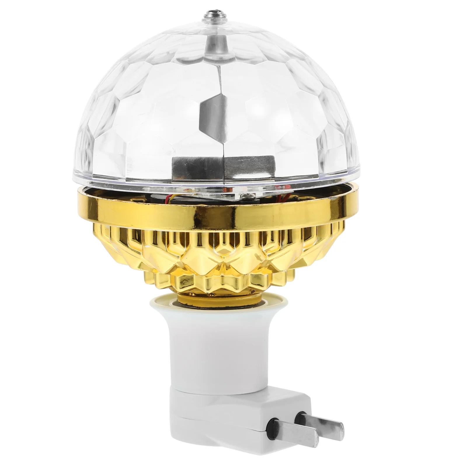 

1 комплект, вращающийся Dj Ball Light, светодиодный сценический светильник, красочная вращающаяся хрустальная лампа для клубной вечеринки, бара, декоративный светильник