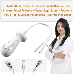 Vaginal Probe Electrodes For Pelvic Floor Exerciser Incontinence Therapy Kegel Exerciser Use With TENS/EMS Machines