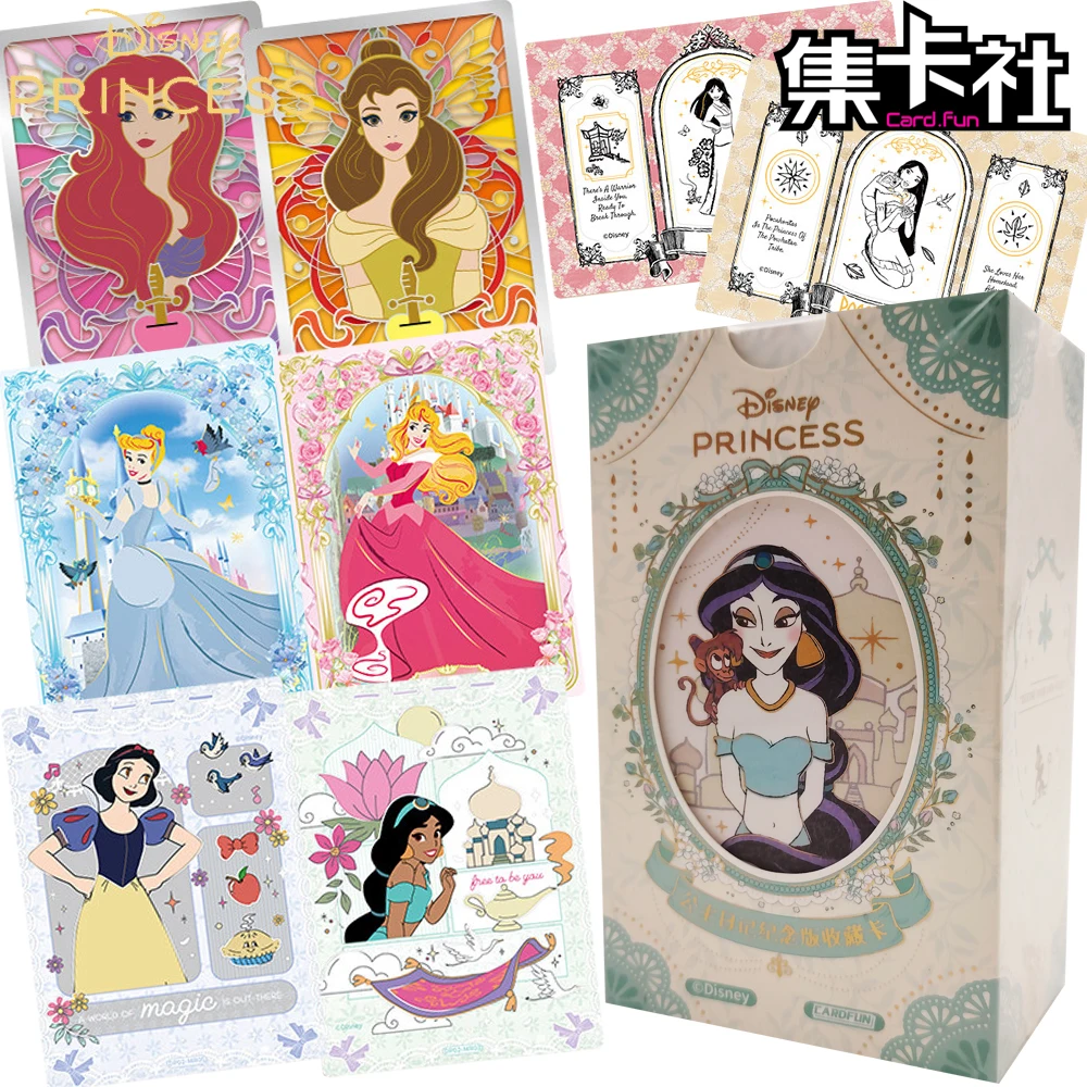 CARD.FUN Official The Disney Princess Diary American Classic Trendy IP Exquisite Trendy Commemorative Collection Cards Xmas Gift