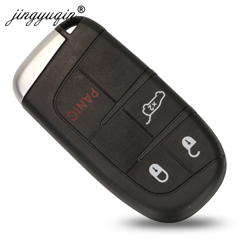 Jingyuqin-llave remota inteligente para coche, mando a distancia de 2/3/4/5 botones M3N40821302 Fob 433MHz para Jeep Grand Cherokee 2013-2020 ID46