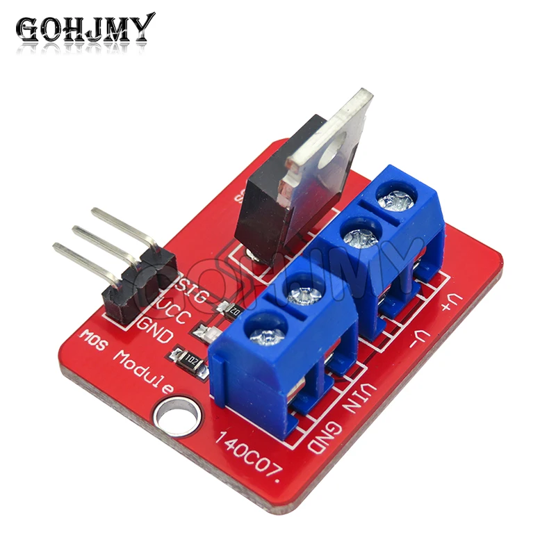 IRF520 driving module MOS transistor Field-effect transistor single chip microcomputer driving module PWM regulation GOHJMY