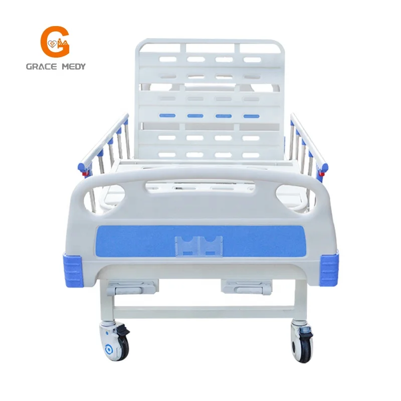 Hot Sale 2 Function ABS Manual Hospital Bed 2 Crank nursing medical bed