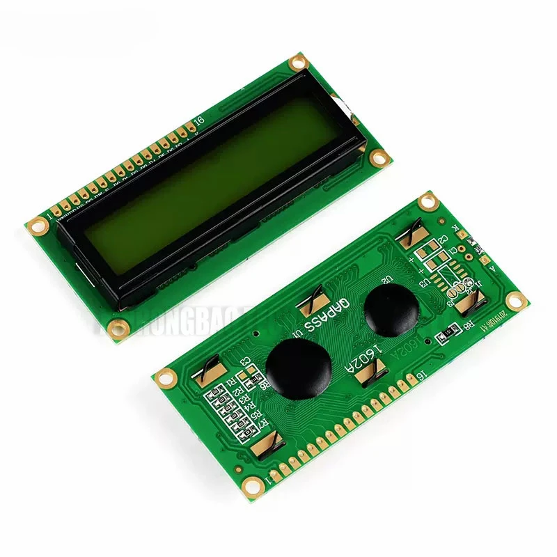 Módulo de Interface de Display LCD para Arduino, Tela Azul, Amarela, Verde, Caracteres 16x2, PCF8574T, PCF8574, IIC, I2C, 16, 5V