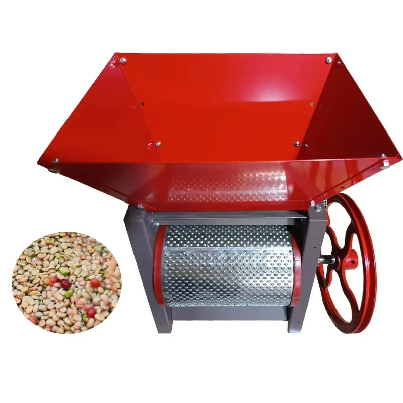 Commercial Coffee Fruit Pulper Manual Coffee Beans Peeler Pulping Machine Fresh Coffee Cherry Peeling Machine Easy Operation