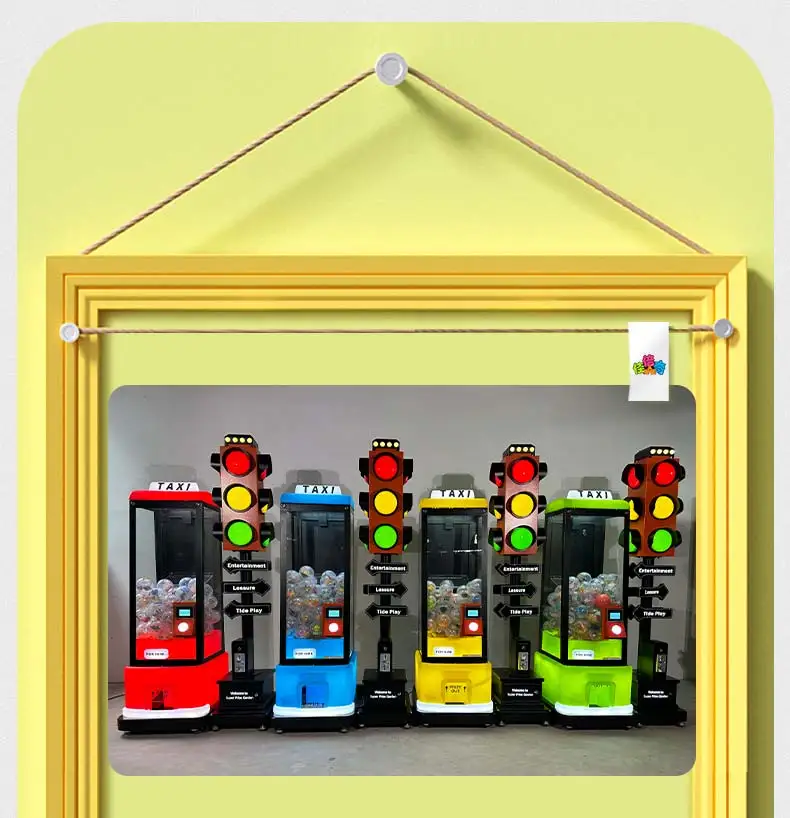 New Bus Gashapon Machine Small Commercial Encapsulating Machine Video Game City Coin Automatic Sale Gift Machine