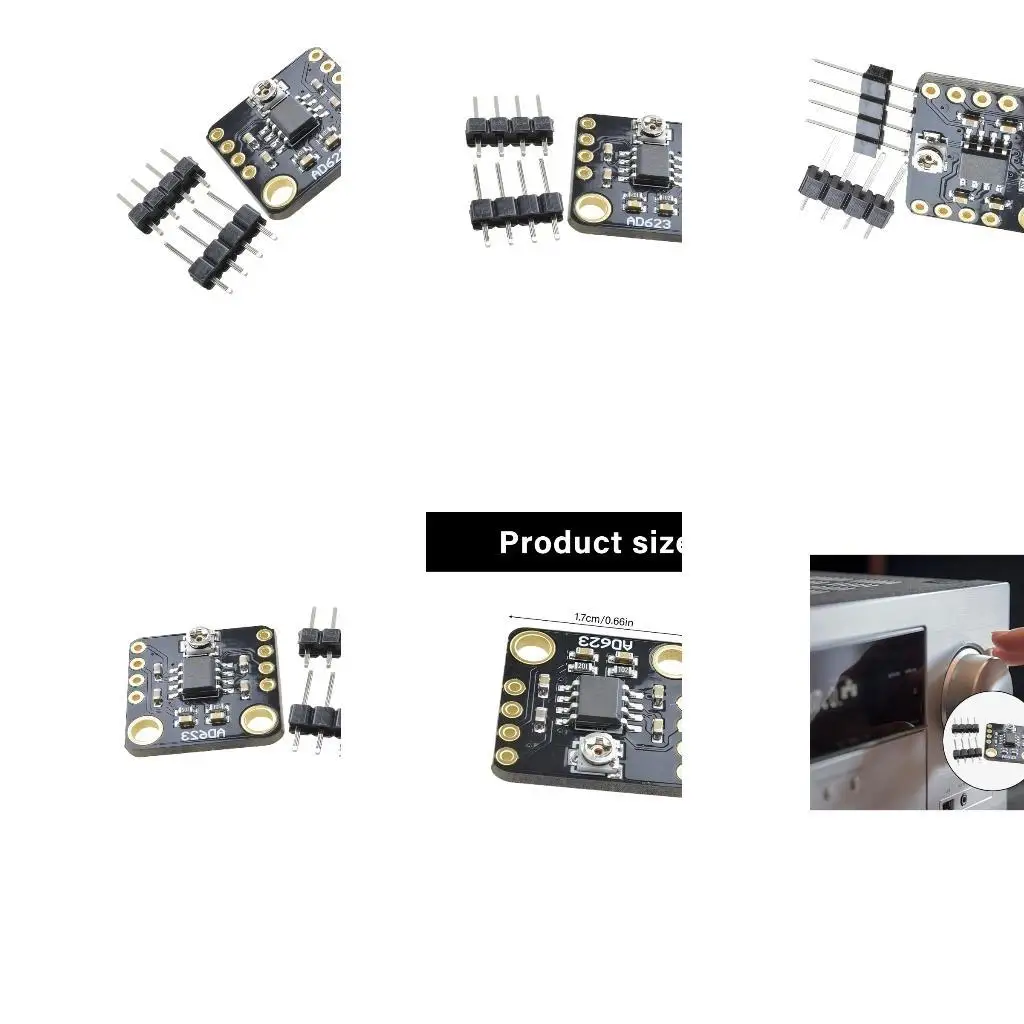 652F Single Power Electric Amplifiers High Linearity Adjustable Gains For Data Acquisition
