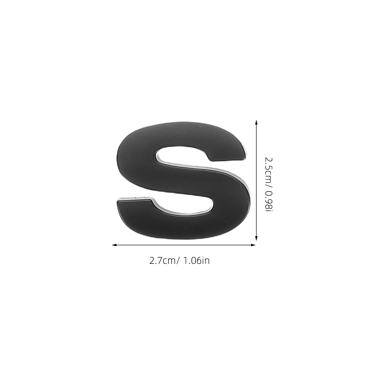 1Set Mailbox Letters Metal Self Adhesive Decals Weather Resistant Address Sign Decorative Letter Stickers for Mailbox