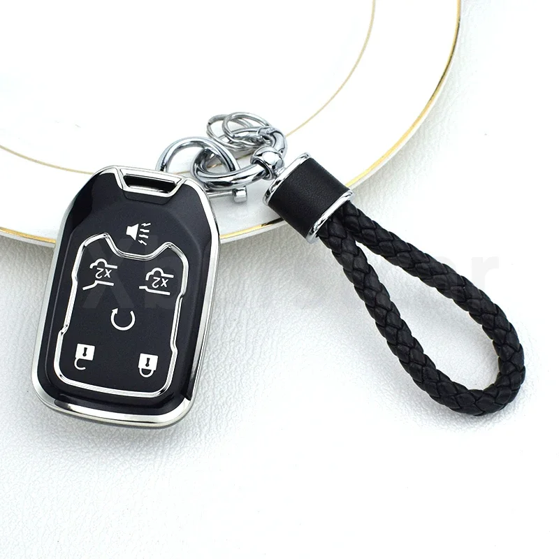 5 6 Buttons TPU Shell Fob For Chevrolet Silverado Suburban Tahoe for GMC Yukon Sierra Acadia Terrain Car Key Case Remote Cover view 5